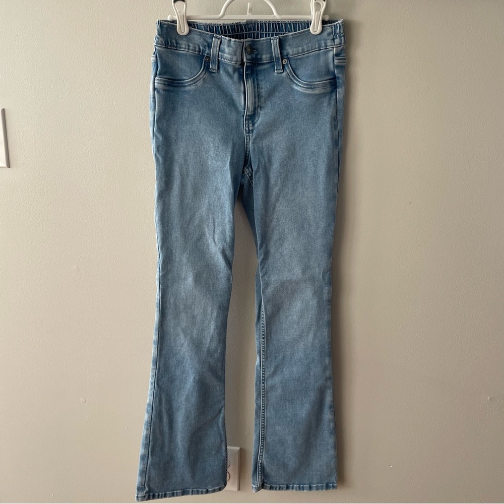 Aerie Flared Jeans Elastic Waist Small